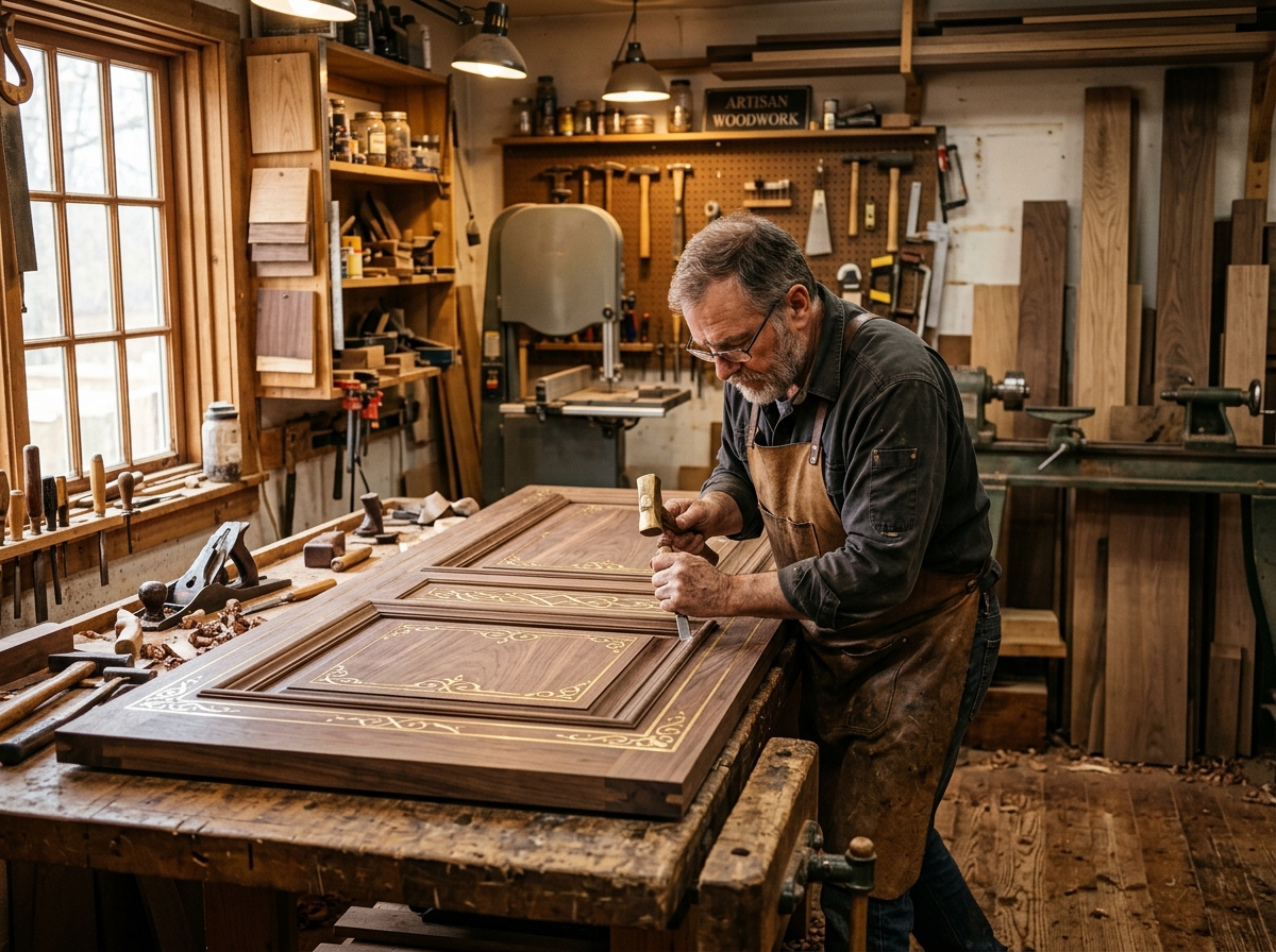 Wooden Door Manufacturers in Tenkasi - Sunelite Doors Workshop